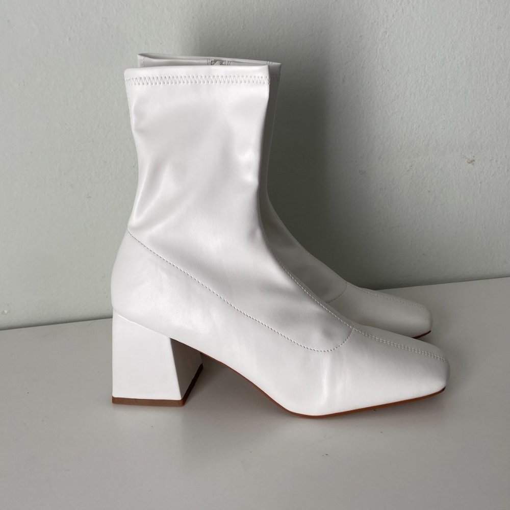 Flare Have You Been Faux Leather Boots